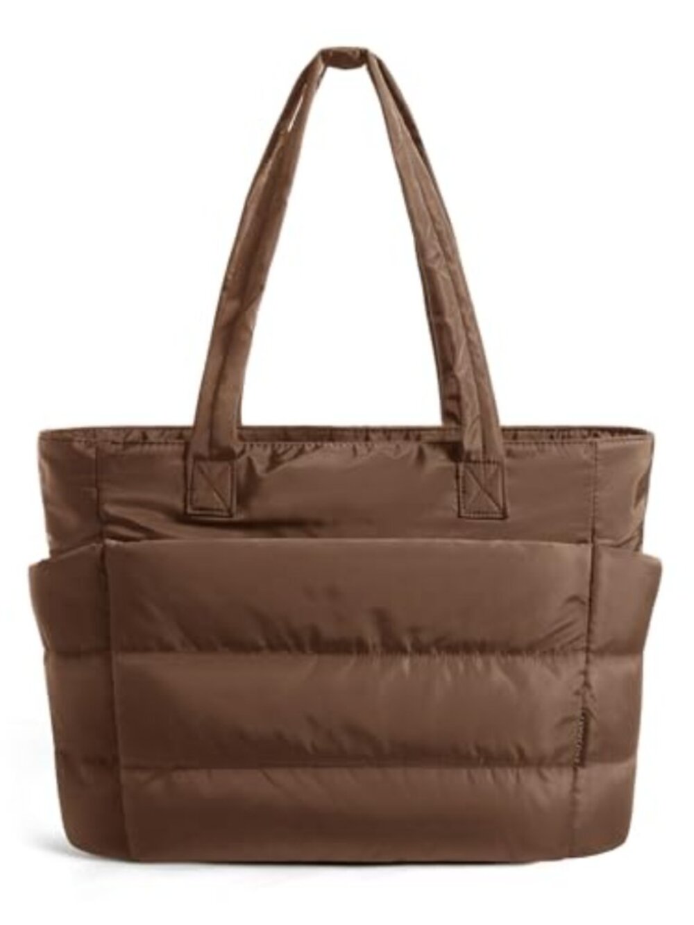 BAGSMART Puffy Tote Bag for Women Lightweight Travel Work Beach Gym